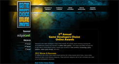 Desktop Screenshot of gdconlineawards.com